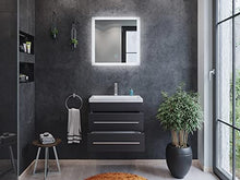 Mobile bagno Mars 600 SlimLine con specchio a LED antracite satinato
