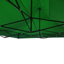 GrecoShop Gazebo Pieghevole Impermeabile in Alluminio 3x4,5m Verde - MOD. Magnum