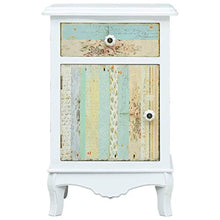 vidaXL Tavolo da comodino, in MDF, 40 x 30 x 62 cm, colore: bianco