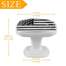 bandiera americana 4 PCS Pomelli per Porta, Pomolo per Mobile, Pomelli per Mobili con Viti, Maniglia per Armadietto, Pomelli per Porta, Pomelli per Cassetti per Porta, Armadio, Cassetto e Credenza