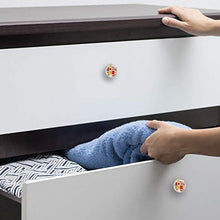 Set di 4 pomelli in cristallo per armadietti e cassetti, con design multiplo per cassettiere, armadi, comodini, libreria, stile retrò, calendario dell'avvento