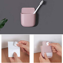 Queen.Y - Contenitore per telecomando da parete, per cucina, camera da letto, bagno, soggiorno, rosa