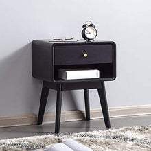 WALNUTA Comodino da Camera da Letto in Legno massello Nordico, Comodino Semplice e Moderno