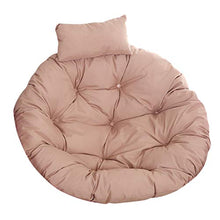 RNICE - Cuscino per sedia a dondolo sospeso a forma di uovo, cuscino per sedia da appendere, comodo da appendere, per interni ed esterni