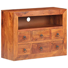 vidaXL Credenza 80x30x60 cm in Legno Massello di Acacia