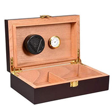 ZLMMY Legno Stash Box w/Storage - Chalet Red Cherry Cigar Humidor
