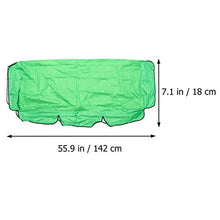 DOITOOL - Copertura per sedia a dondolo da giardino, impermeabile, per esterni, 142 x 120 x 18 cm, colore: Verde