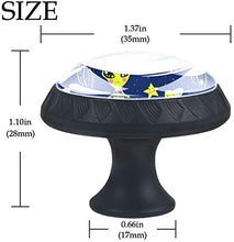 Modello alieno Pomelli per Porta Set di 4 Pomelli per Mobili Manopole per Cassetti Cucina Armadio Vetro