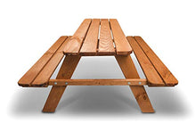 ADGO - Set con tavolo e panche da giardino per bambini, 90 x 90 x 49 cm