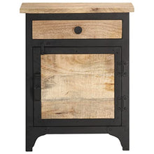 vidaXL Comodino 40x30x50 cm in Legno Massello di Mango
