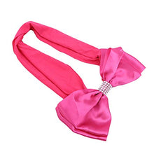 Lionmer 10 Pezzi Double Layers Bowknot Chair Back Decor Wedding Banquet Dinner Decoration,Rose Red