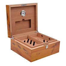 WY-YAN Alluminio Lamiera Clip Embedded Occhielli igrometro Humidor Cedar
