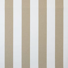 Tenda da sole in tessuto per esterni, a strisce, colore beige, 0,5 m