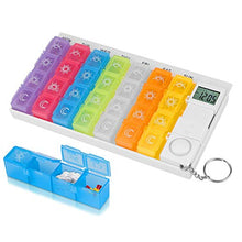 Organizzatore elettronico di pillole per cronometraggio contenitore per pillole di medicina portatile