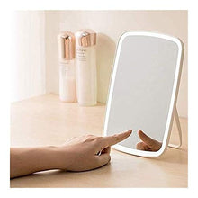 LILIS Specchio Trucco LED Trucco Schermo LED Specchi Tocco Trucco Batteria Interna Tabella Portable Desktop LED Illuminato Specchio Cosmetico Mano