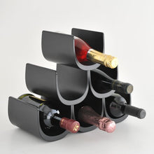 Alessi Noè GIA13 B - Portabottiglie di Design in Resina Termoplastica, Nero