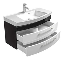 Posseik 5870 99 armadietto da Bagno, Colore: Bianco/Antracite