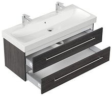 Mobile bagno con lavabo Geberit Icon 120cm antracite venato