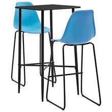 E E-NICES Set da Bar 3 pz in Plastica Blu