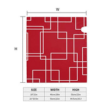 Moderno rosso e bianco geometrico unico progettato magnetico cassetta postale copre la copertura cassetta postale per giardino giardino giardino giardino decorazione dimensioni standard 51x48 pollici