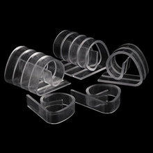 NKYSM, 12 mollette per tovaglia, in plastica trasparente, per tovaglia e tovaglia, per feste, picnic