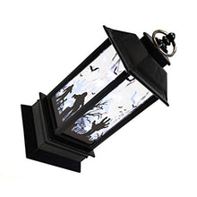 NUOBESTY Luci da Tavolo Halloween Luminose Lanterna Sospesa per Halloween Lampada Decorativa per Halloween per Ornamento Decorazioni per Feste di Halloween (1Pz)