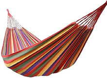 Outdoor Single Double Canvas Amaca Camera da letto Portatile per interni ed esterni Corda per uso domestico Amaca Altalena Camera da letto per studenti - Rosso - M
