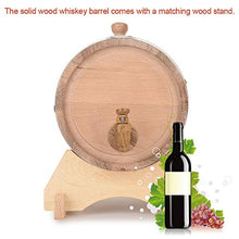 5L Botte di Rovere, Botte di Vino con Rubinetto, per Vino, Brandy, Whisky, Tequila