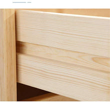 Armadietto da comodino tutto in legno massello Armadietto da comodino nordico color legno Armadietto semplice e moderno