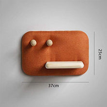 Floatable murali bagagli telaio, Scaffale Nordic Style panno morbido sofà solido separatore di legno Piastra bagagli Rack Hanger, e formati, e, 37X25CM WTZ012