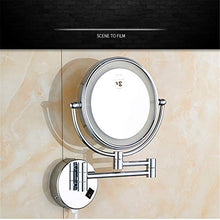specchio trucco,specchio trucco,Specchio per il trucco a LED con ingrandimento 10 volte di 8 pollici, specchio per il trucco pieghevole in metallo di bellezza con interruttore in bronzo nero