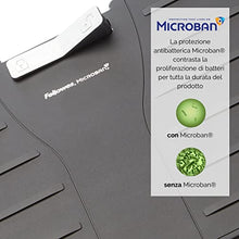 Fellowes 8035001 Poggiapiedi Regolabile con Microban Office Suites, Nero