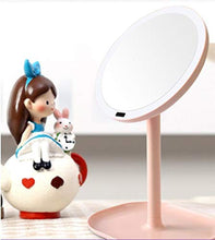 WM Creative Smart LED Specchio Il Trucco Specchio Il Bagno Specchio Il Trucco Specchio Il Trucco mirror-10.22 (Color : Pink, Edition : Flat Mirror)
