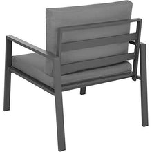 TecTake 403904 Salottino da Giardino Alluminio, 2X Poltrone + Divano + Tavolo, Resistente alle Intemperie, Cuscini Idrorepellenti, Grigio Chiaro - Arredi Casa