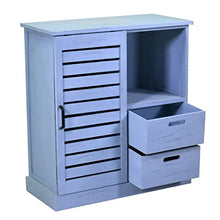 Vacchetti Giuseppe Persiana Mobiletto, Legno, Blu, Grande