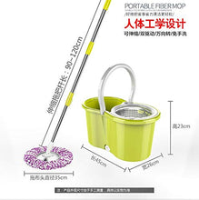 SSAYY Mop Mocio Rotante Secchio A Doppia unità Mop A Pressione Manuale Mop Lazy Mop Barile Spesso