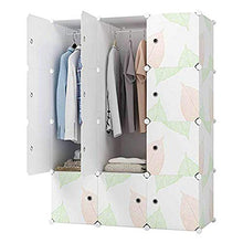 Vssictor - Armadio semplice da appendere in legno d'acero, semplice da assemblare, a prova di polvere, per camera da letto