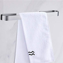 Portasciugamani da Senza Foratura,Anello Portasciugamani Autoadesivo,Portasciugamani a Forma di U,Portasciugamani Resistente,Adatto per Bagno, Cucina,Balcone,ecc,Argento(25 cm,Senza Colla)
