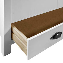 Cikonielf - Armadio con 3 ante e 2 cassetti e 5 ripiani, 142 x 45 x 137 cm, colore: bianco