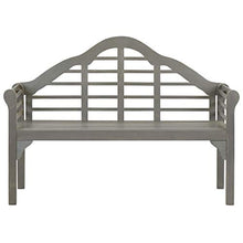 vidaXL Panchina da Giardino Cuscino 135cm Massello d'Acacia Grigio