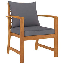 FAMIROSA Set Divani da Giardino 5 pz con Cuscini in Massello di Acacia-7791