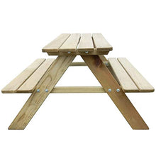 Oushome Tavolo da Picnic per Bambini 89 x 89,6 x 50,8 cm in Legno di Pino