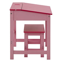 Premier Housewares 2402525 Set Scrivania e Seggiolino per Bambini, 57x55x48 cm, Rosa