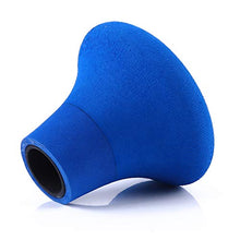 MOONQING - Canna da pesca Butt Cushion Stand Up Fighting Pole Holder, misura grande, colore: Blu