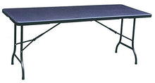 set tavolo pieghevole + 6 sedie pieghevoli da giardino terrazzo in rattan wengè marrone
