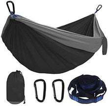 LHAHGLY Amaca Campeggio Amaca Amaca Doppia Singola Amaca Leggera con Corde appese per Escursioni a Zaino in Backpacking Escursionismo Viaggi Beach Garden Lazy Sedia hamac avec Support