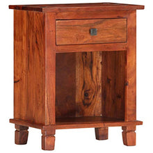 vidaXL Comodino 40x30x50 cm in Legno Massello di Acacia
