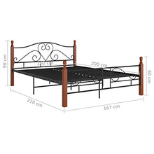SKM Giroletto Nero in Metallo 160x200 cm (23.5kg)