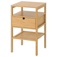 Ikea Nordkisa comodino, 40 x 40 x 67 cm, bambù