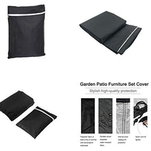 Suading - Copertura per divano angolare a forma di L, per cortile, per mobili da giardino, impermeabile, 200 x 270 cm
